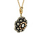 vintage Entourage pendant with rose diamond 14 krt/925