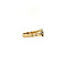 vintage Gouden ring met robijn, saffier en zirkonia 14 krt