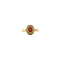 vintage Gold ring with red coral 14 crt