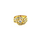 vintage Gouden ring met diamant 18 krt