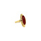 vintage Gold ring with carnelian 14 crt