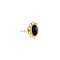 vintage Gold ring with garnet 14 krt