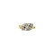 vintage Gouden ring met diamant 14 krt