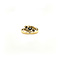 vintage Gouden ring met diamant 14 krt