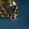 vintage Gold ring with carnelian 14 krt