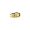 vintage Gold ring with synthetic sapphire 14 krt