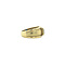 vintage Gold ring with synthetic sapphire 14 krt