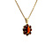 vintage Entourage pendant with garnet 8 krt