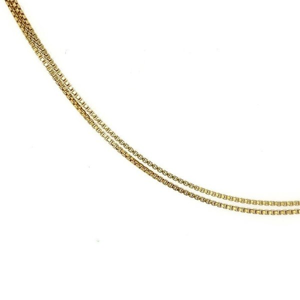 vintage Golden length necklace venetian 44 cm 14 krt