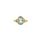 vintage Gold ring with topaz 14 crt