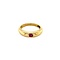 vintage Gold ring with ruby 18 krt
