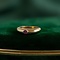 vintage Gold ring with ruby 18 krt