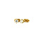 vintage Gold solitaire ear studs with diamond 14 krt
