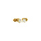 vintage Gold solitaire ear studs with diamond 14 krt