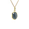 vintage Gold pendant with hematite 14 krt