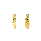 vintage Gold rotating earrings 18 krt