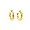 vintage Gold rotating earrings 18 krt