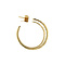 vintage Gold meander earrings 12 crt
