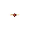 vintage Gold ring with diamond and citrine 14 crt