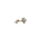 vintage White gold entourage earrings with diamond 14 crt
