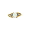 vintage Ring with opal and diamond 9 crt