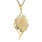 vintage Gold pendant with opal and diamond 14 crt