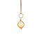 vintage Gold pendant with pearl 14 krt