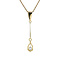 vintage Gold pendant with diamond 14 krt