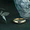 vintage Gold ring with sapphire 14 crt