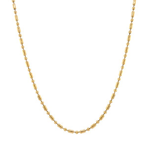 Golden necklace fantasy 51.5 cm 14 krt