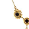 vintage Golden fantasy necklace with garnet 14 krt