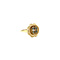 vintage Gold ring with blue spinel 14 crt