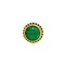 vintage Gold ring with aventurine 14 krt