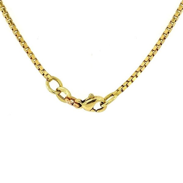 vintage Golden length necklace venetian 70 cm 14 krt