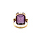 vintage Ring met alexandriet 12 krt