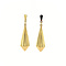 vintage Gouden oorstekers met hanger 18 krt