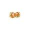 vintage Gold ear studs with cameo 14 krt