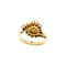 vintage Gold ring with sapphire, ruby and pearl 14 krt