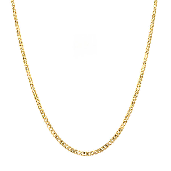vintage Gold length necklace gourmet 61 cm 14 krt