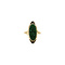 vintage Gouden ring met jade 14 krt