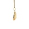 vintage Gouden hanger met chalcedon 14 krt