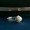 vintage Gouden ring met parel 14 krt