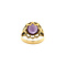 vintage Gold ring with alexandrite 18 krt