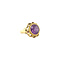 vintage Gold ring with alexandrite 18 krt