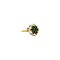 vintage Gold ring with malachite 14 krt