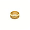 vintage Gold zodiac ring 18 krt