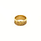 vintage Gold zodiac ring 18 krt