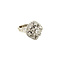 vintage Gouden ring met diamant 14 krt