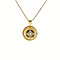 vintage Gold pendant with diamond 14 krt