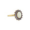 vintage Entourage ring with opal and amethyst 9 crt